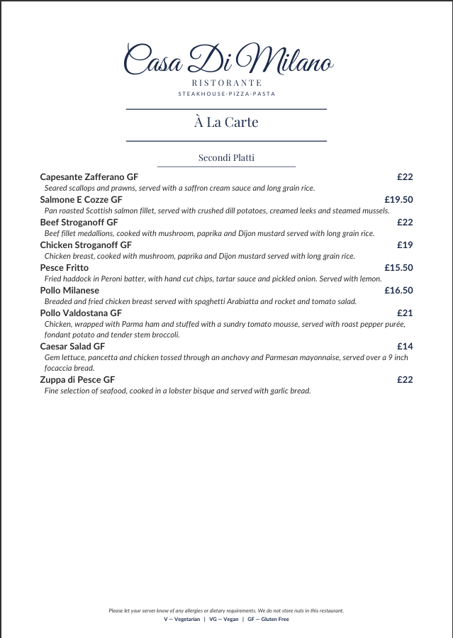 Menu 5